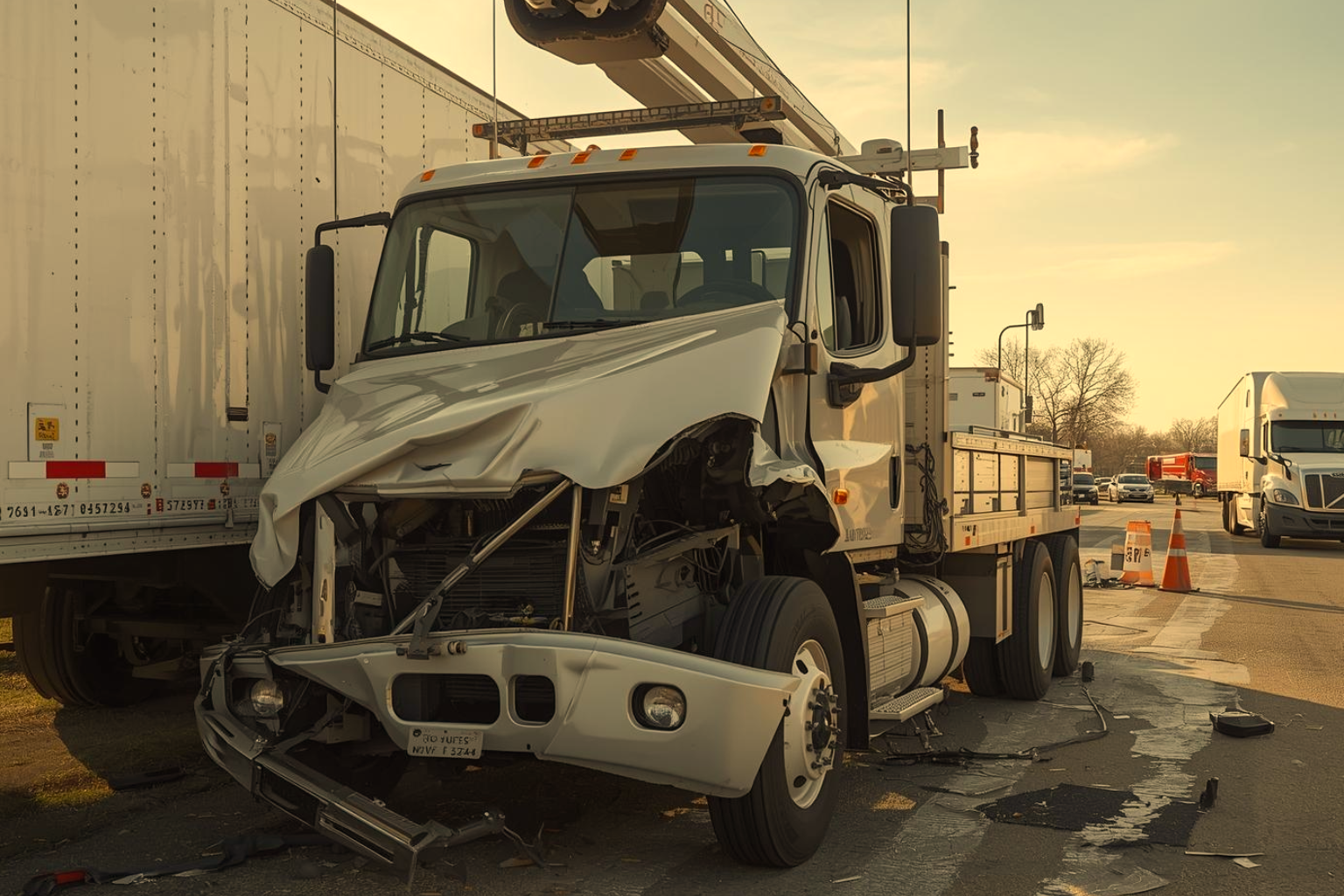 Highway Worker Killed By Tractor Trailer