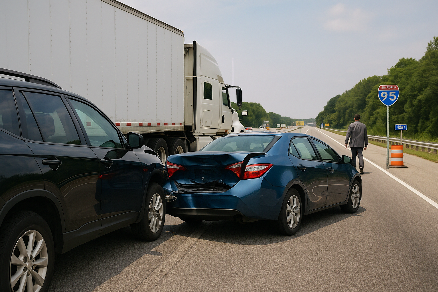 Interstate 95 Multi-Vehicle Crash