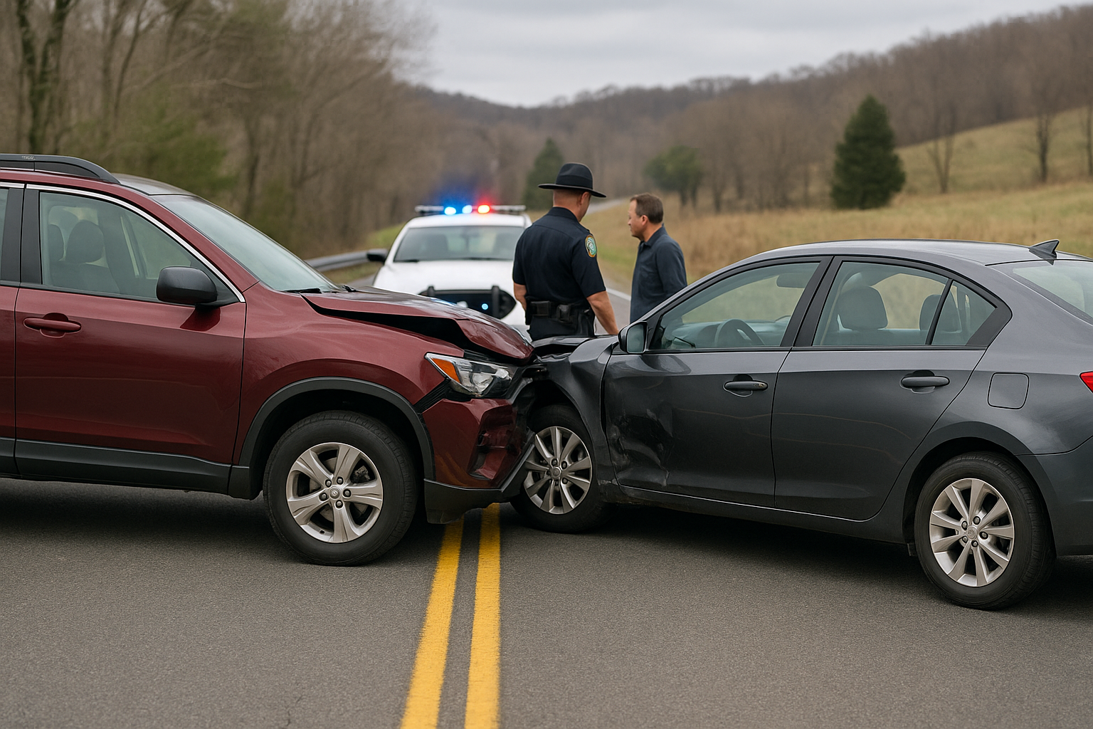 Point Lookout Road Augusta County Accident