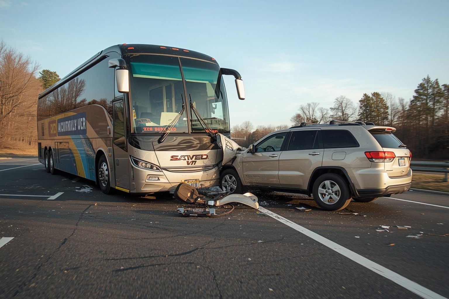 Tractor Trailer and Tour Bus Collisions