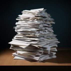 Stack of papers