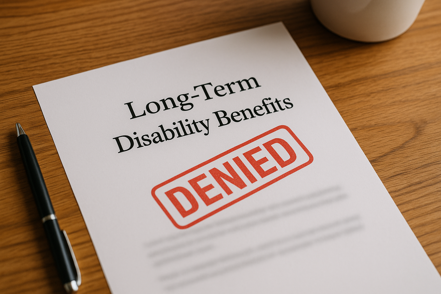 I've Been Denied Long-Term Disability Benefits