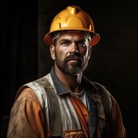 A male construction worker on light duty after filing a Virginia workers' compensation claim.