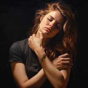 woman with delayed neck pain